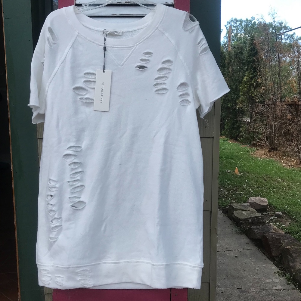 NEW Dance and Marvel Distressed Tunic Sweatshirt